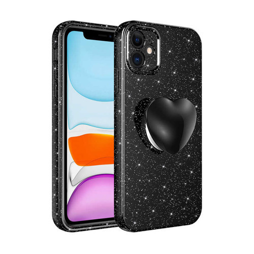 iPhone 11 Kılıf Simli Soketli Kamera Korumalı Silikon Üstün Koruma