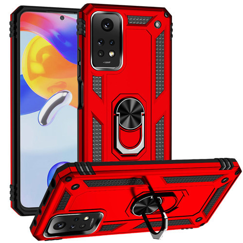Xiaomi Redmi Note 12 Pro 4G Kılıf Kamera Koruyucu Manyetik Standlı Tank Koruma