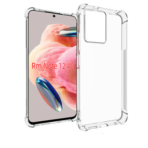 Xiaomi Redmi Note 12 4G Kılıf Darbe Önleyici Anti Shock Özellikli Kamera Korumalı Silikon