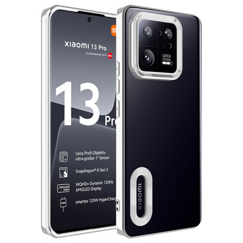 Xiaomi Mi 13 Pro Kılıf Kamera Lens Korumalı Logo Gösteren İnce Hafif