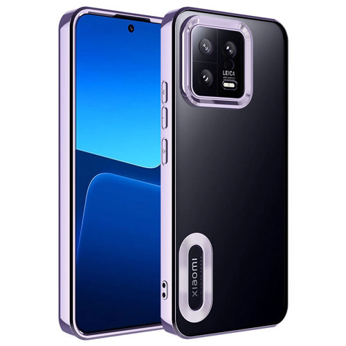 Xiaomi Mi 13 Kılıf Kamera Lens Korumalı Logo Gösteren İnce Hafif