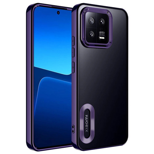 Xiaomi Mi 13 Kılıf Kamera Lens Korumalı Logo Gösteren İnce Hafif