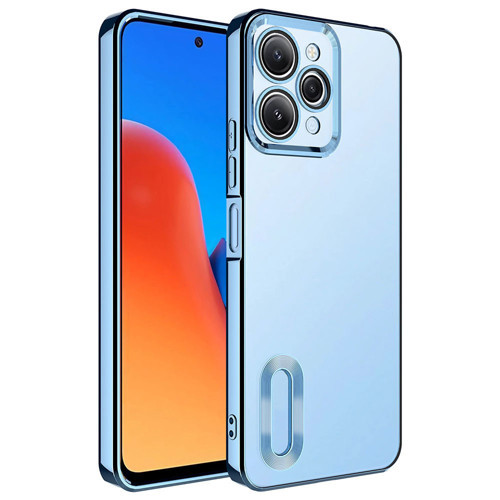 Xiaomi Redmi 12 Kılıf Kamera Lens Korumalı Logo Gösteren İnce Hafif