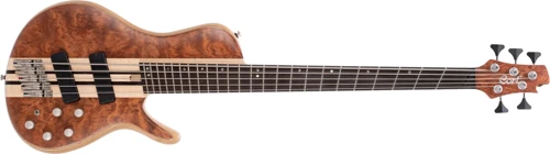 A5 Beyond Opbn Bas Gitar 5 Telli Çantalı Bubınga Natural