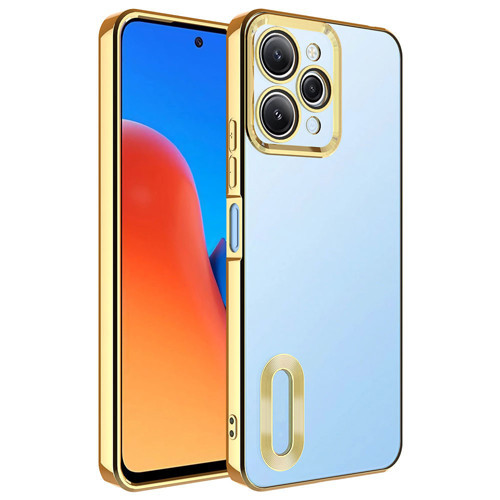 Xiaomi Redmi 12 Kılıf Kamera Lens Korumalı Logo Gösteren İnce Hafif