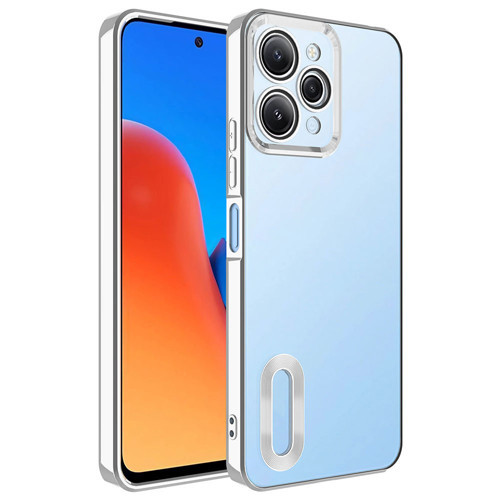 Xiaomi Redmi 12 Kılıf Kamera Lens Korumalı Logo Gösteren İnce Hafif