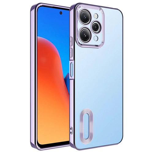 Xiaomi Redmi 12 Kılıf Kamera Lens Korumalı Logo Gösteren İnce Hafif