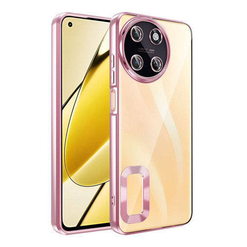 Realme 11 4G Kılıf Kamera Lens Korumalı Logo Gösteren İnce Hafif