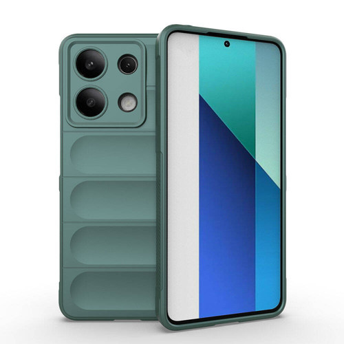 Xiaomi Redmi Note 13 4G Kılıf Kamera Korumalı Esnek Silikon Parmak Şeritli