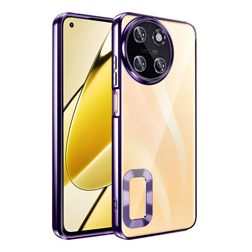 Realme 11 4G Kılıf Kamera Lens Korumalı Logo Gösteren İnce Hafif