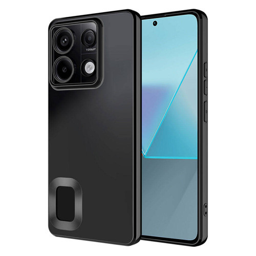 Xiaomi Redmi Note 13 4G Kılıf Kamera Lens Korumalı Logo Gösteren İnce Hafif