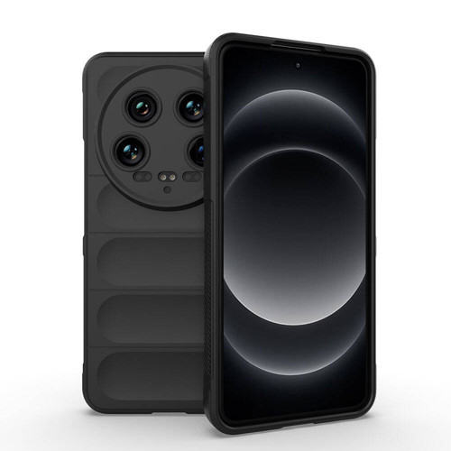 Xiaomi Mi 14 Ultra Kılıf Kamera Korumalı Esnek Silikon Parmak Şeritli