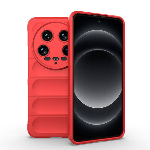 Xiaomi Mi 14 Ultra Kılıf Kamera Korumalı Esnek Silikon Parmak Şeritli