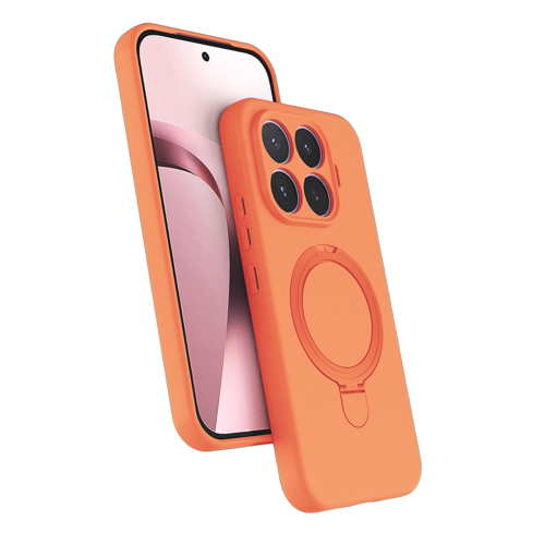 Xiaomi Mi 17T Pro Regal Magsafe Standlı Kapak - Turuncu