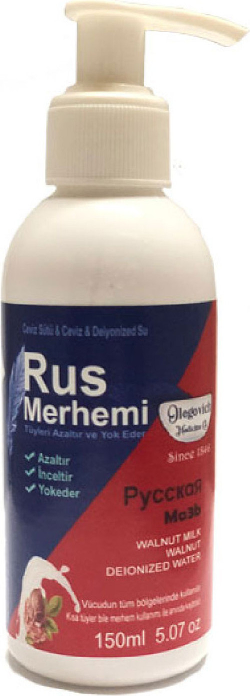 Rus Merhemi Russıan Glare Tüy Dökücü Azaltıcı Merhem 50 Ml Krem Formunda