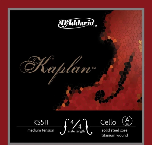 Daddarıo Ks511 Cello Tek Tel, Kaplan, 4/4 Scale, Medıum Tensıon,