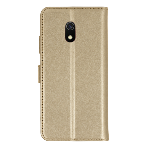 Xiaomi Redmi A8 Trend S Plus Kapaklı Kılıf - Gold