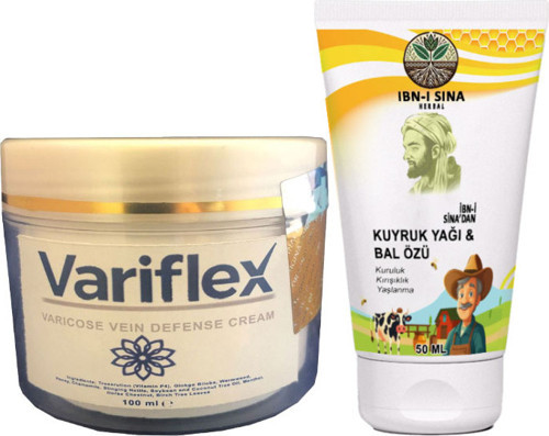 Variflex Bacak Bakım 100 ml Krem + Ibn-I Sina Kuyruk Yağlı Bal Özlü Krem