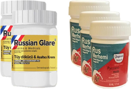 Olegovich Medicine Tüy Dökücü Azaltıcı Merhem 50 ml 2 Adet + Genital Bölge Merhemi 50 ml 3 Adet
