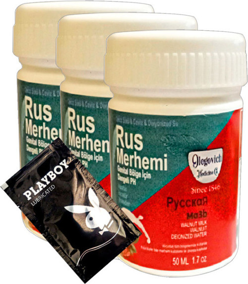 Playboy Tüylere Krem Valnut Milk & Walnut 3 Adet Rus Merhemi 50 ml Kadın Özel Bölge + Yanında J