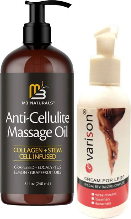 Anti-Cellulite Massage Oil 240 ml + Varison Varislerinize 120 ml Krem