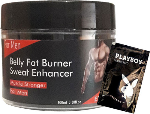 Eelhoe Belly Fatburner Sweat Enhancer Erkeklere Özel Kas Şekillendirme Kremi 100 ml + Jel Hediye