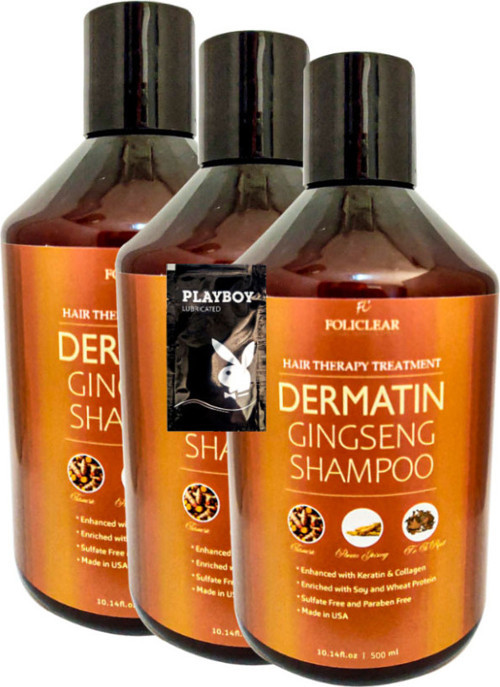Dermatin Uzun Güçlü Saç Besleme Ginsengli Özel Bakım Sampuani 500 ml X4 Shampooı + Hediye Jel
