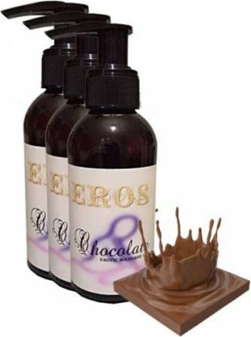 Eros Çikolata Kokulu Masaj Yağı 120 Ml 3 Adet