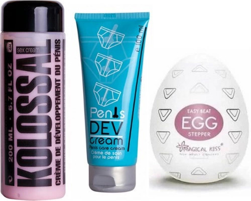 Kolossal Mastürbatör ve Kolossal Krem ve PenisDevelopment Cream