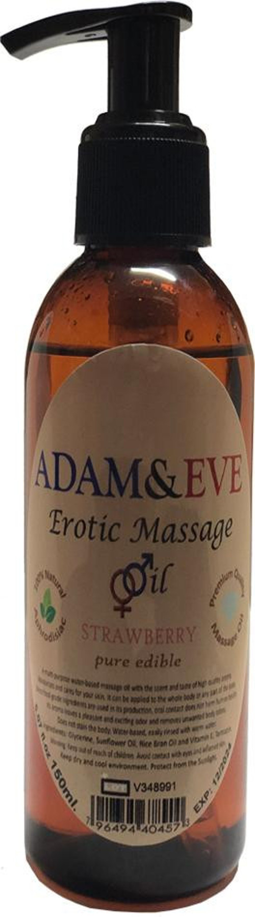 Adam & Eve Adam&eve Massage Oil Strawberry 150 ml