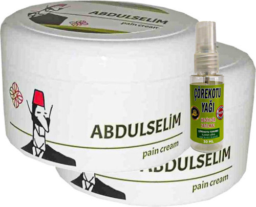 Abdulselim 2 Adet Paket 200 ml Relax Kremi CRK:031 Bölgesel Bakım Kremi + Yanında 30 ml Çörek Otu Y