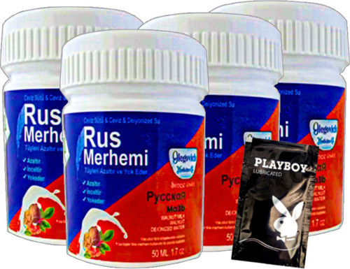 Rus Merhemi Glegnid Blue Rus Merhemi 4 Adet X 50 Ml + Yanında Jel