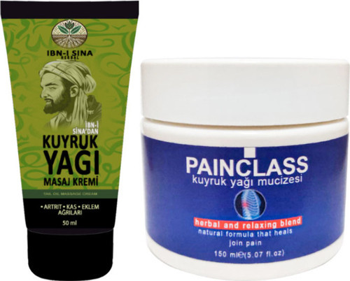 İbn-i Sina Kuyruk Yağı Dindirici Krem Kas Sırt Bel El Ayak Kullanım 50 ml + 150 ml Painclass Büyük B