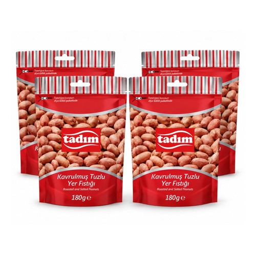 Tuzlu Yer Fıstığı 180 Gr 4 lü