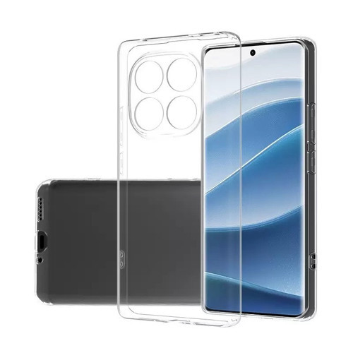 Xiaomi Redmi Note 14 Pro 4G Kılıf Kamera Korumalı Şeffaf Kalın Üstün Koruma Silikon