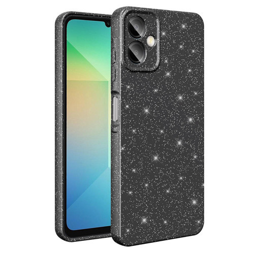 Galaxy A06 Kılıf Kamera Korumalı Simli Silikon Üstün Koruma