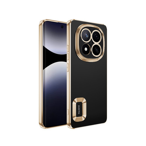 Xiaomi Redmi Note 14 Pro 5G Kılıf Kamera Lens Korumalı Logo Gösteren İnce Hafif