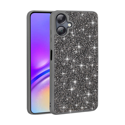 Galaxy A06 Kılıf Simli Pırlanta Taşlı Kamera Yükseltili Silikon