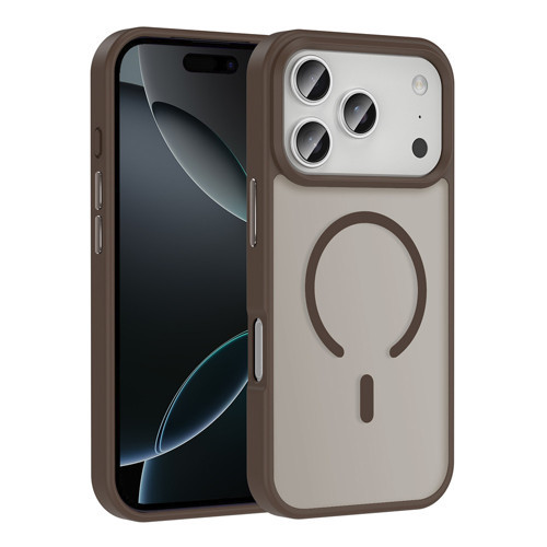 iPhone 17 Pro Kılıf MagSafe Destekli Kamera Yükseltili Silikon Mat Parmak İzi Tutmayan