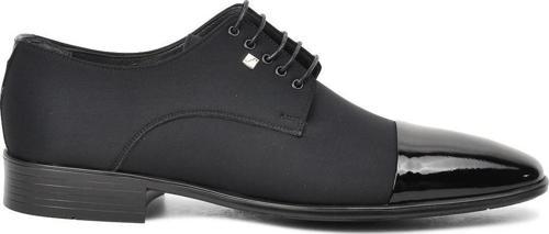 2588 Saten-Siyah Rugan Hakiki Deri Erkek Klasik Ayakkabı