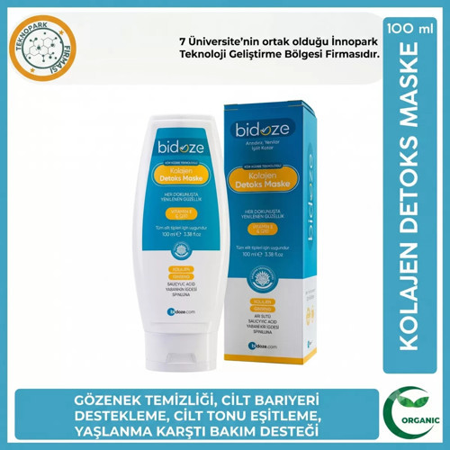 Urfakent Bidoze Kolajen Detoks Maskesi 100 Ml | Aha Bha Gözenek Sıkılaştırıcı Ve Aydınlatıcı Bakım