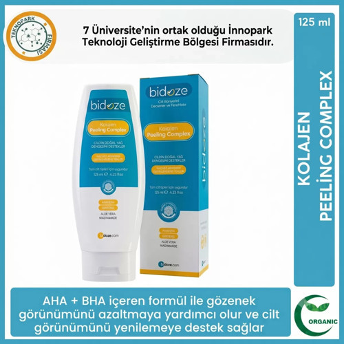 Bidoze Kolajen Peeling Complex 125 Ml | Gözenek Sıkılaştırıcı ve Siyah Nokta Karşıtı Arındırma