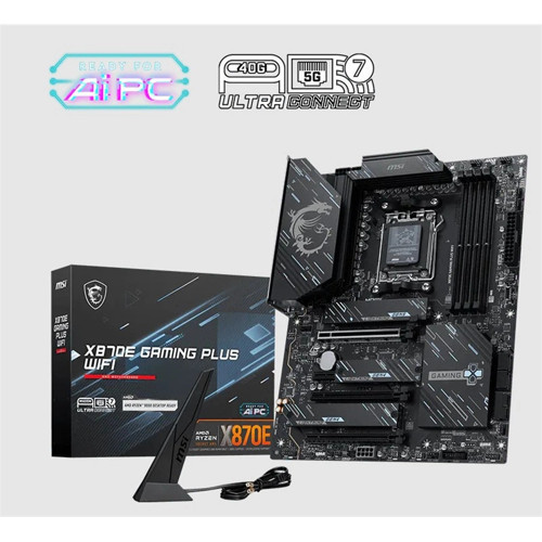 X870E GAMING PLUS WIFI DDR5 8200MT/S 1XHDMI 3XM.2 USB ATX AM5 (AMD AM5 9000/8000/7000 SERİLERİ İ