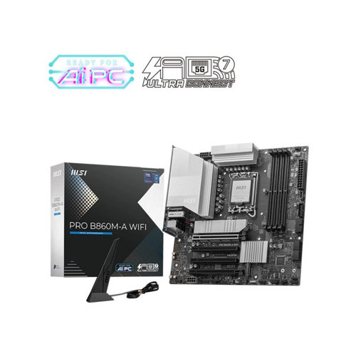 PRO B860M-A WIFI DDR5 8800MT/S 1XHDMI 1XDP 3XM.2 MATX 1851P (INTEL ULTRA PROCESSORS SERIES2)