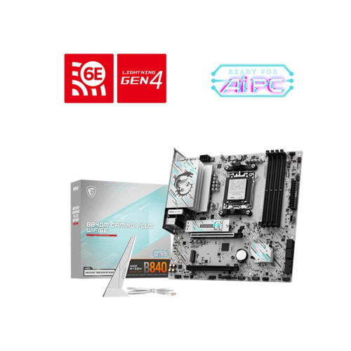 B840M GAMING PLUS WIFI6E DDR5 8000MT/S 1XHDMI 2XM.2 MATX AM5 (AMD AM5 9000/8000/7000 SERİLERİ İL