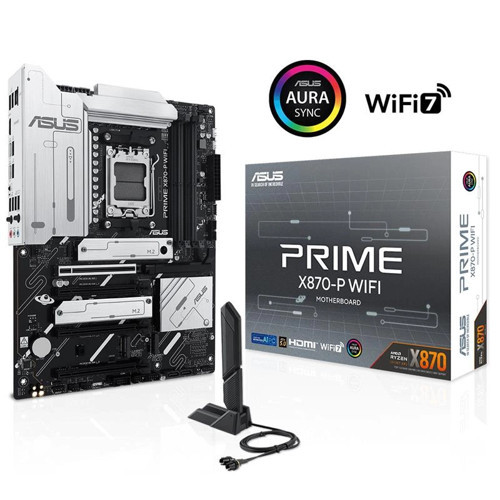 PRIME X870-P WIFI DDR5 8000MHZ 1XHDMI 2XUSB4 4XM.2 ATX AM5 (AMD AM5 9000/8000/7000 SERİLERİ İLE