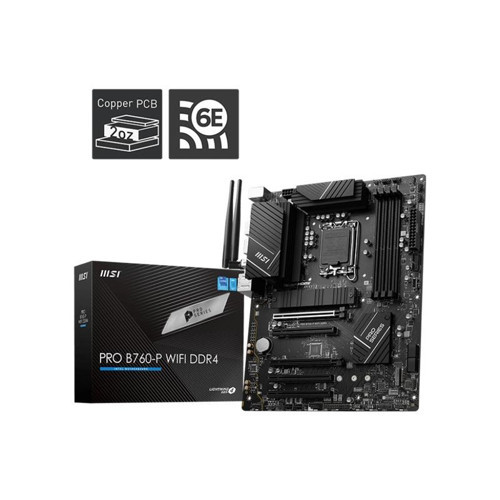 PRO B760-P WIFI DDR4 4000MHZ 1XHDMI 1XDP 2XM.2 USB 3.2 ATX 1700P (12. / 13. VE 14. NESİL İŞLEMCİ