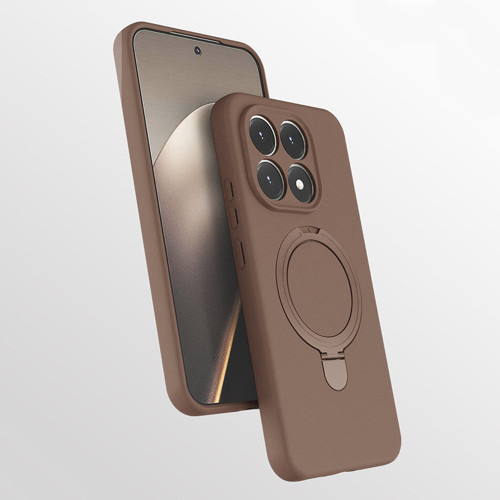 Xiaomi 15T Kılıf 360 Derece Döner Standlı MagSafe Kamera Lens Korumalı Silikon