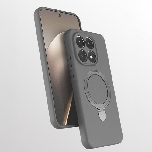 Xiaomi 15T Kılıf 360 Derece Döner Standlı MagSafe Kamera Lens Korumalı Silikon