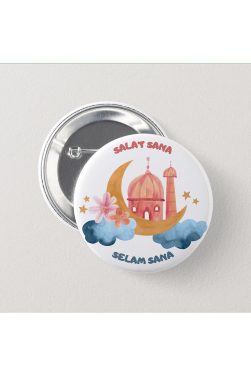 Salat Sana Selam Sana - Çocuk Iğneli Rozet 2 Adet